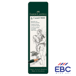FABER-CASTELL 9000 graphite pencil (Set of 6)